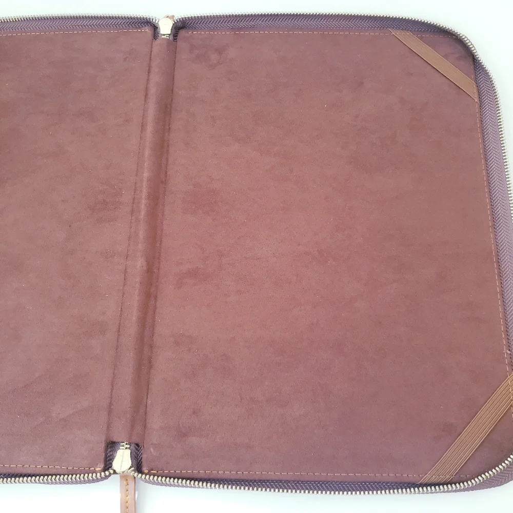 World Map Zippered Notebook Cover